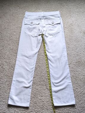 True Religion White Straight-Leg Women’s Jeans